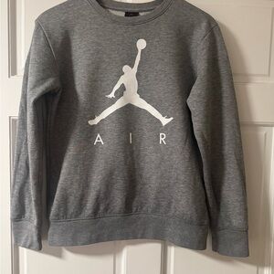 Jordan Gray Crewneck Sweater